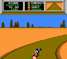 Mach Rider screenshot 5 for NES